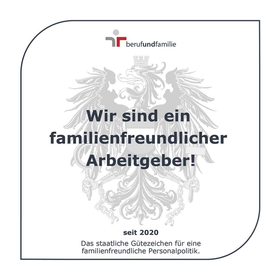 Gütezeichen familienfreundlicher Arbeitergeber Auszeichnung 2026